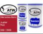 Preview: Mercedes-Benz, Jupiter Red, 589 / 3589: 500ml Lackdose + 500ml Klarlack + 250ml Härter - Set, von ATW Autoteile West.